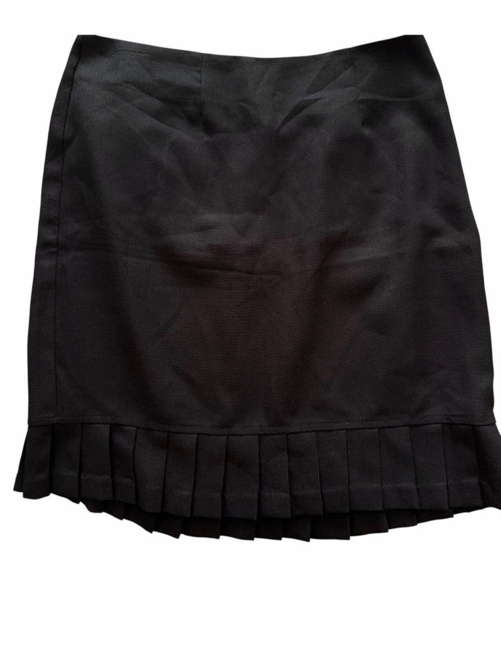 Classic Black Pleated-Hem Women’s Skirt size 6P